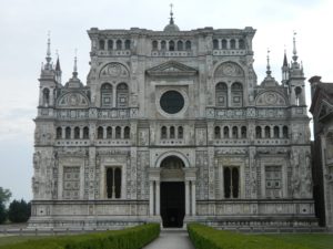 Ingresso principale della Certosa di Pavia