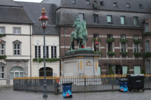 Statua di Jan Wellem nella Marktplazt