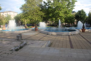 Complesso di fontane in zona Municipio