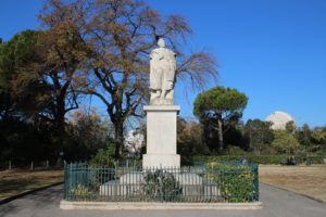 Alphonse de Lamartine nel parco del Palais Longchamp