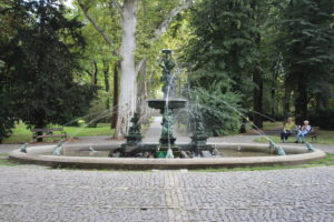 Fontana del Gradksi Park - panoramica