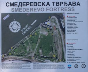 Fortezza di Smederevo - mappa