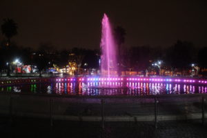 Fontana Sultan Ahmad - vista notturna