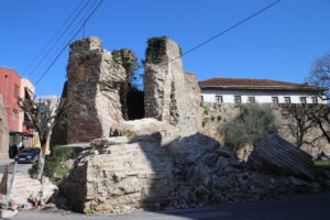 Antiche Mura crollate dopo il terremoto