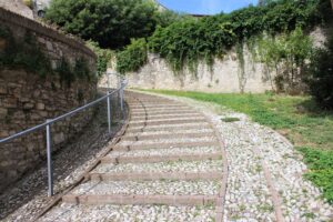 Esempio di scalini dolci di Spoleto