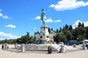 Il David verde di Piazzale Michelangelo