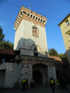 Porta Florianska, lato centro storico