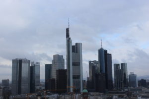 Skyline ultramoderno di Francoforte