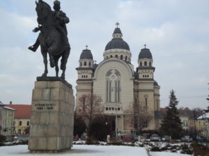 Monumento ad Avram Iancu e Cattedrale Ortodossa