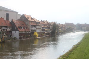 Scorcio del lungofiume di Bamberg