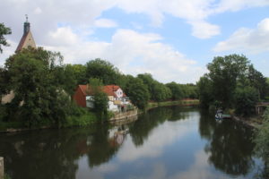 Cartolina sul fiume Saale