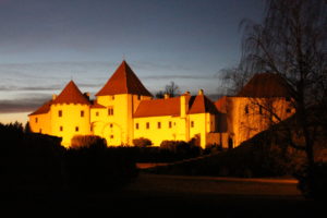 Castello di Varazdin visto dal ponte della Torre di Guardia