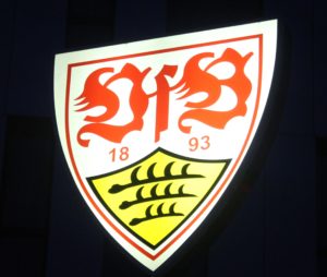 Logo luminoso del VFB Stuttgart