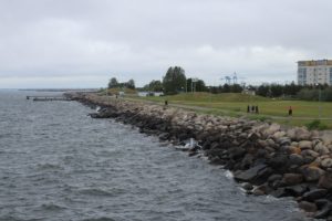 Mare che bagna il Dania Park