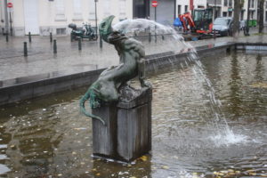 Fontana Anspach - dettaglio