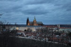 Castello di Praga al tramonto
