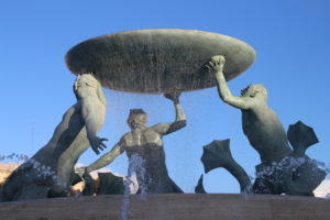 Triton Fountain - dettaglio